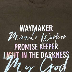 Waymaker Adult Black Large NOS T-Shirt